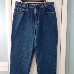 L.L. Bean Relaxed Fit Denim Jeans 37x36